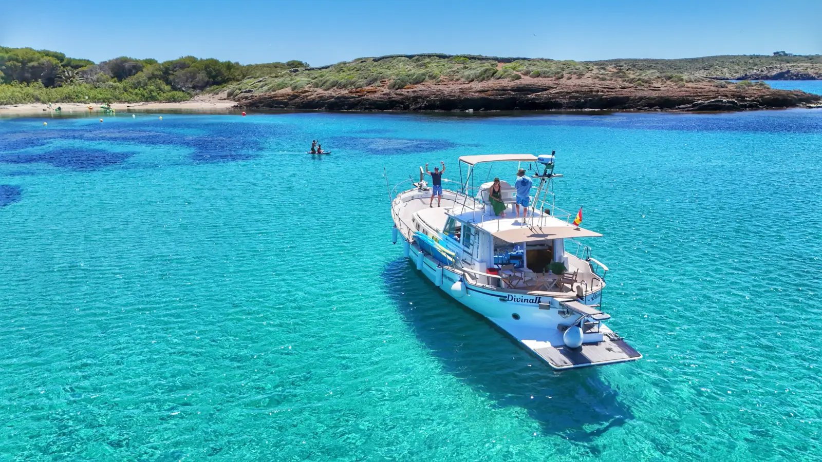 Alquiler de barco en Ciutadella Menorca en llaut privado